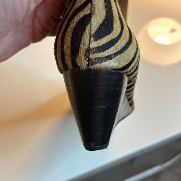 Sole Society Zebra Hair Print Wedges - Picture 7 of 7